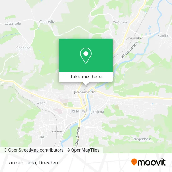 Карта Tanzen Jena