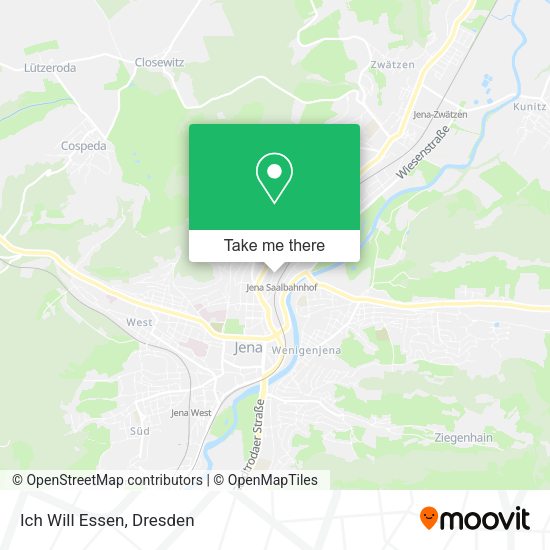 Карта Ich Will Essen