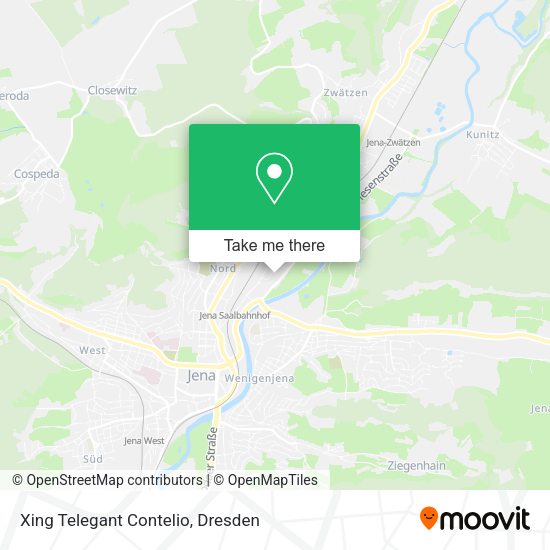 Карта Xing Telegant Contelio