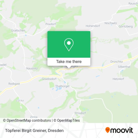Карта Töpferei Birgit Greiner