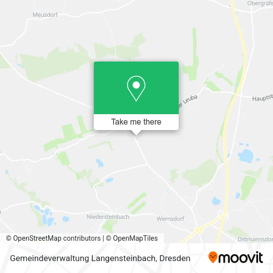 Карта Gemeindeverwaltung Langensteinbach