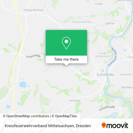 Kreisfeuerwehrverband Mittelsachsen map