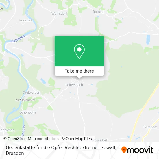 Карта Gedenkstätte für die Opfer Rechtsextremer Gewalt