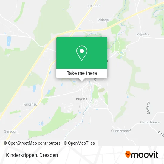 Карта Kinderkrippen