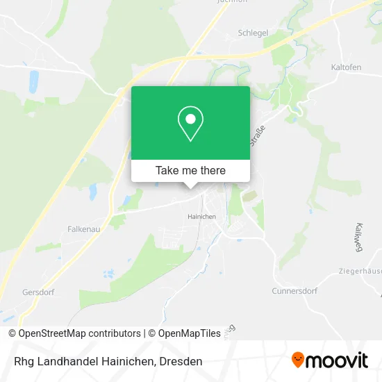 Карта Rhg Landhandel Hainichen