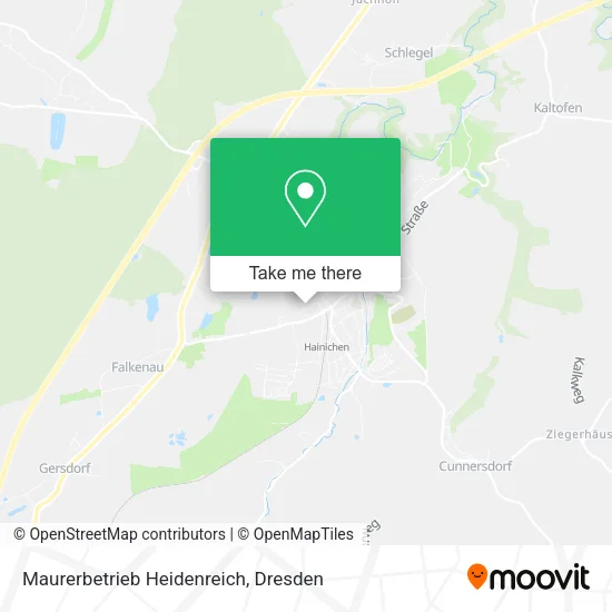 Карта Maurerbetrieb Heidenreich