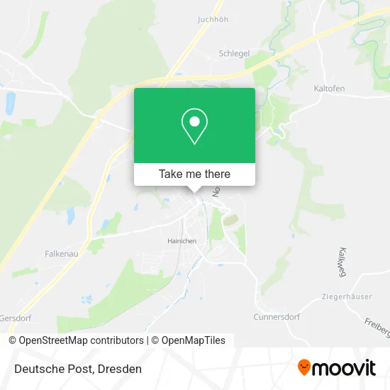 Карта Deutsche Post