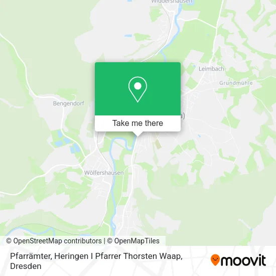 Карта Pfarrämter, Heringen I Pfarrer Thorsten Waap