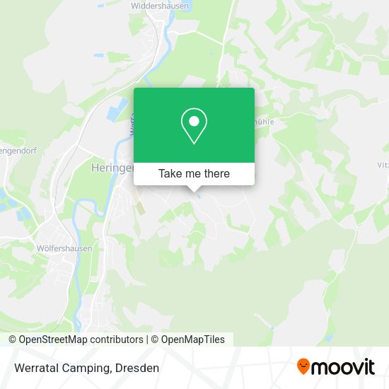 Карта Werratal Camping