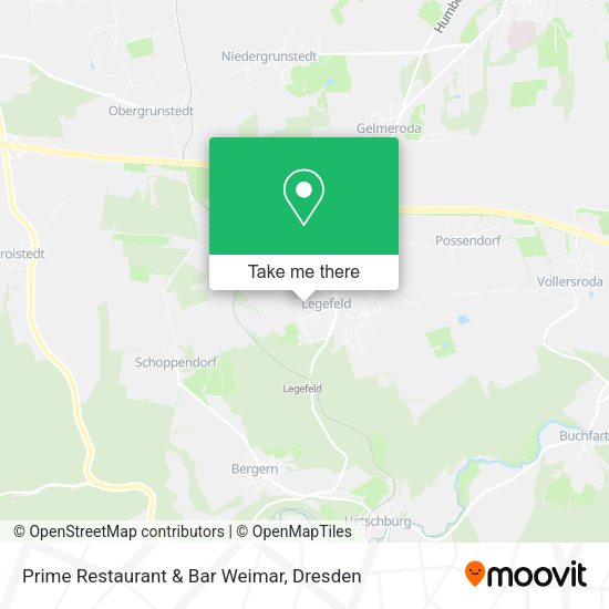 Карта Prime Restaurant & Bar Weimar