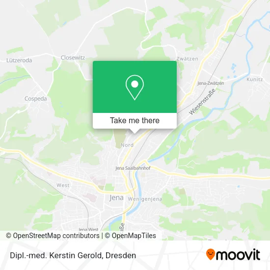 Карта Dipl.-med. Kerstin Gerold