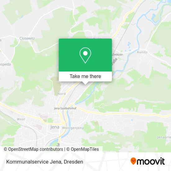 Карта Kommunalservice Jena