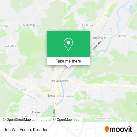 Карта Ich Will Essen