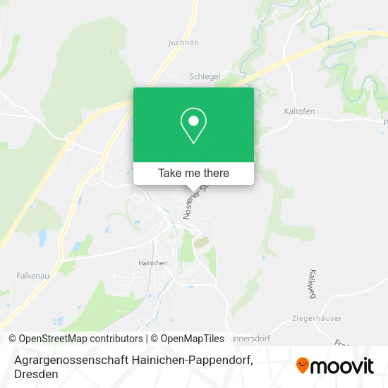 Карта Agrargenossenschaft Hainichen-Pappendorf