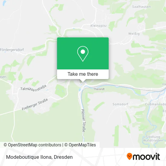 Modeboutique Ilona map