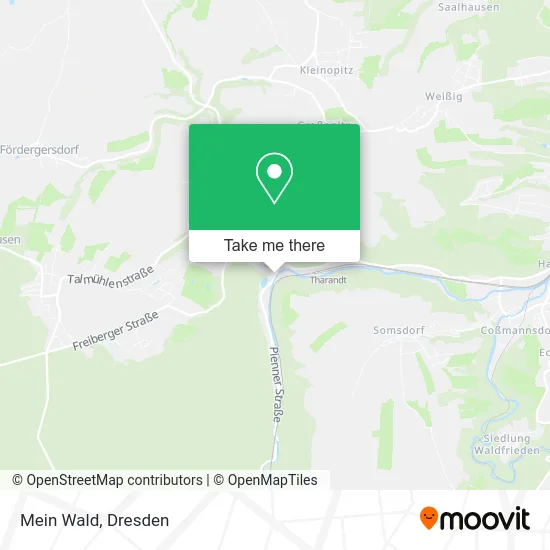 Карта Mein Wald