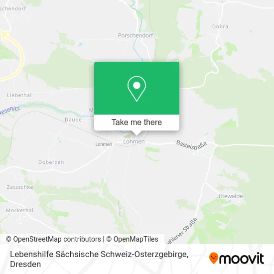 Карта Lebenshilfe Sächsische Schweiz-Osterzgebirge