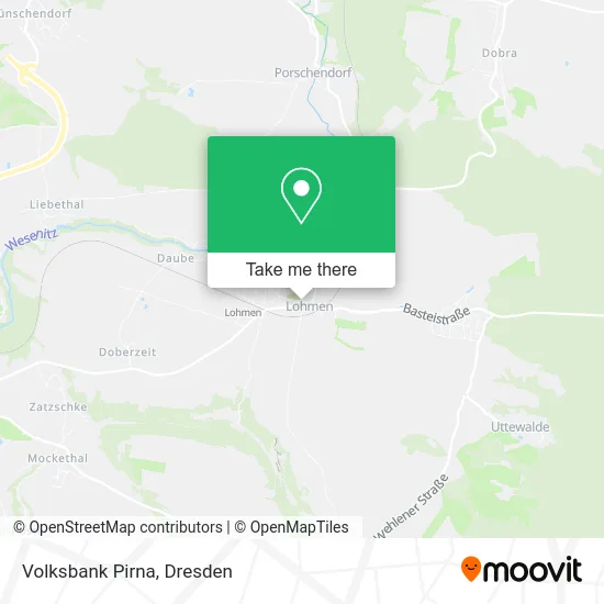 Карта Volksbank Pirna