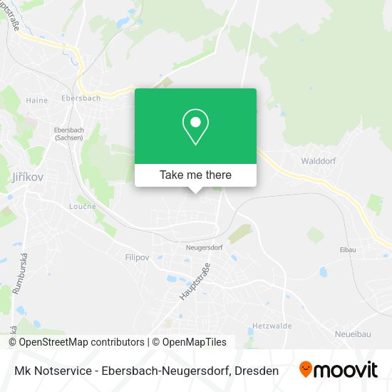 Карта Mk Notservice - Ebersbach-Neugersdorf
