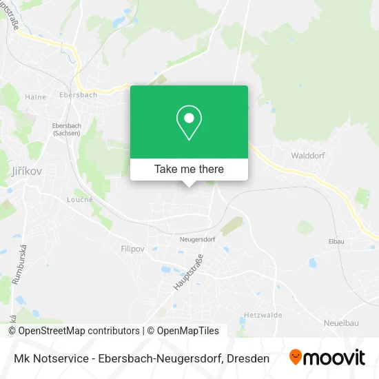 Карта Mk Notservice - Ebersbach-Neugersdorf