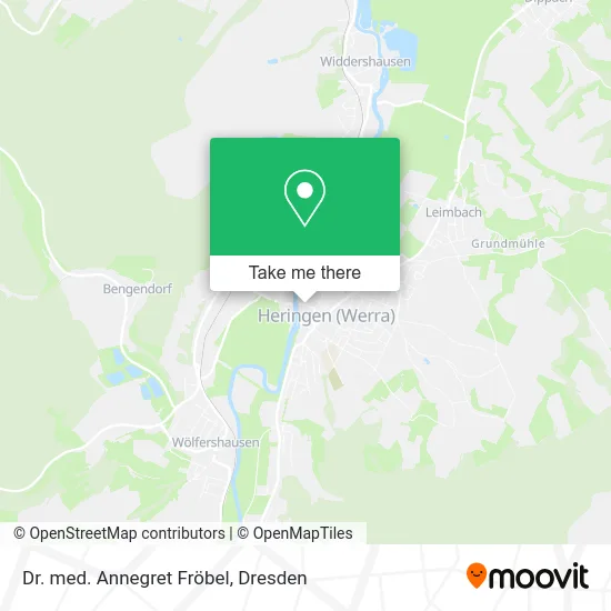 Карта Dr. med. Annegret Fröbel