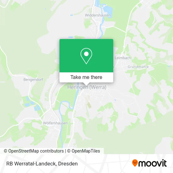 Карта RB Werratal-Landeck