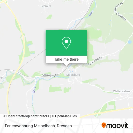 Ferienwohnung Meiselbach map