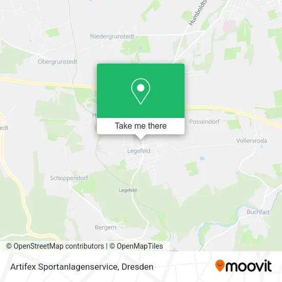 Artifex Sportanlagenservice map