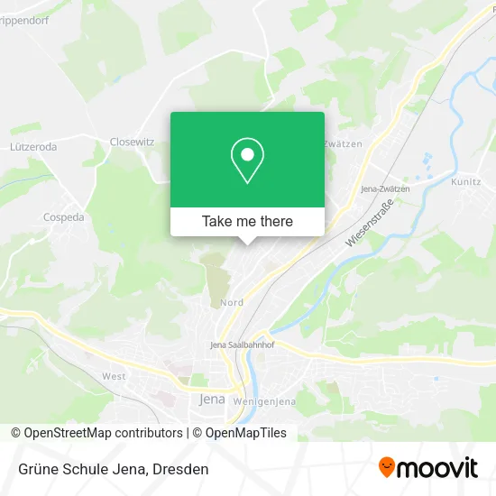 Карта Grüne Schule Jena