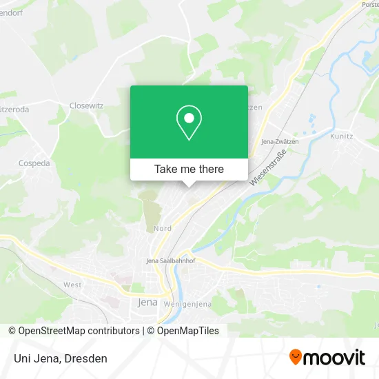 Карта Uni Jena