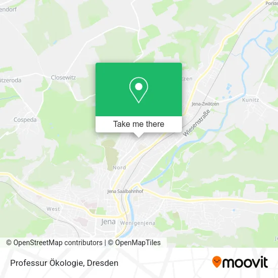 Карта Professur Ökologie