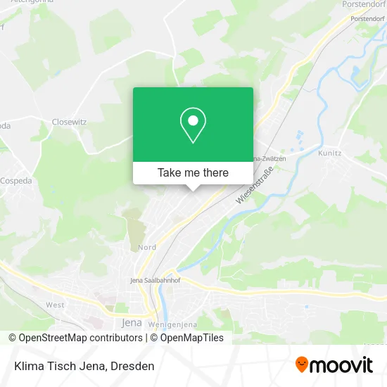 Карта Klima Tisch Jena