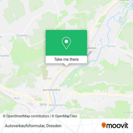 Карта Autoverkaufsformular