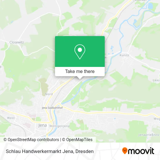 Карта Schlau Handwerkermarkt Jena
