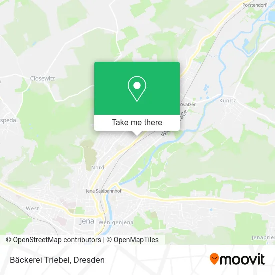 Карта Bäckerei Triebel