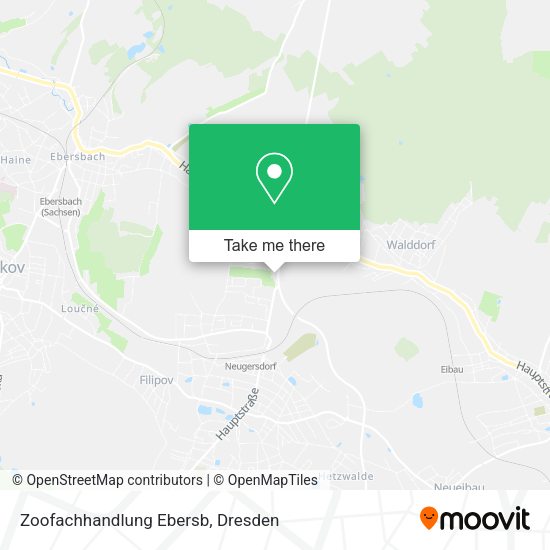 Карта Zoofachhandlung Ebersb