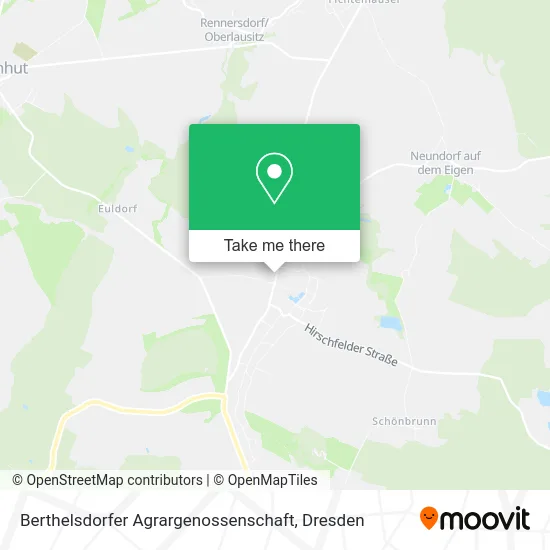 Карта Berthelsdorfer Agrargenossenschaft