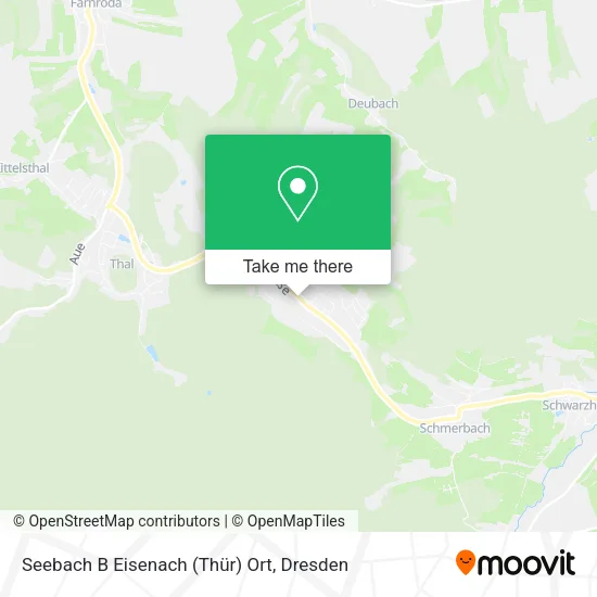 Карта Seebach B Eisenach (Thür) Ort