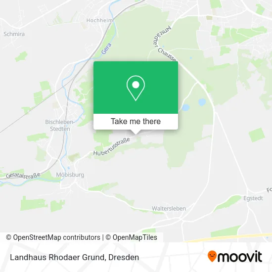 Landhaus Rhodaer Grund map