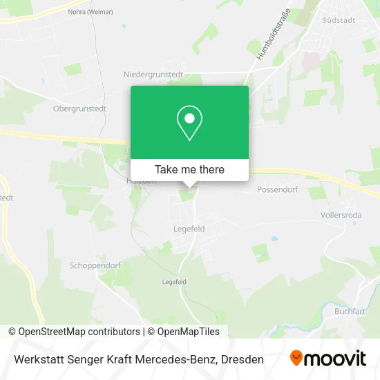 Werkstatt Senger Kraft Mercedes-Benz map