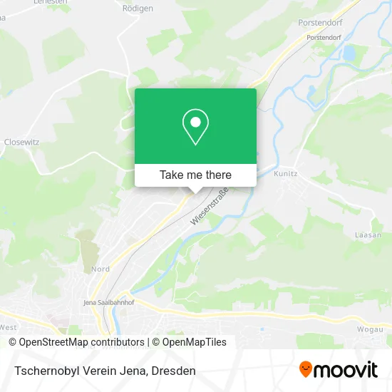 Карта Tschernobyl Verein Jena