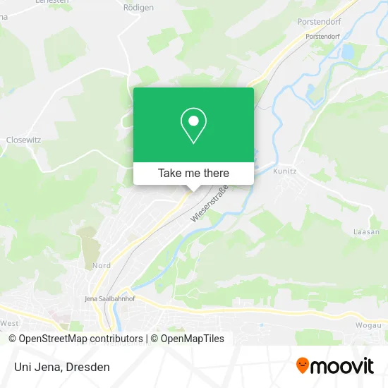 Карта Uni Jena