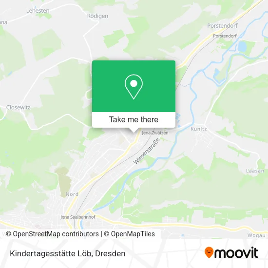 Карта Kindertagesstätte Löb