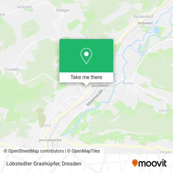 Карта Löbstedter Grashüpfer