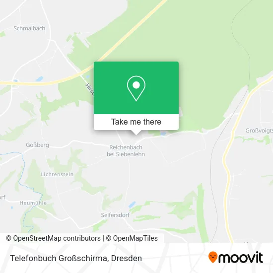 Карта Telefonbuch Großschirma