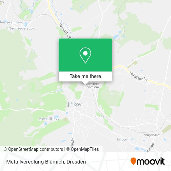 Карта Metallveredlung Blümich