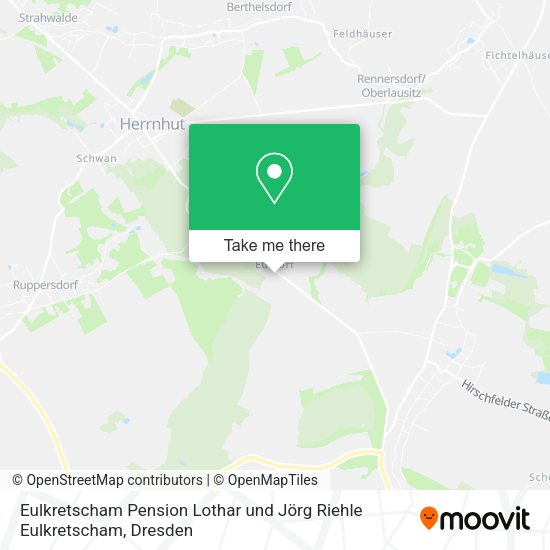 Карта Eulkretscham Pension Lothar und Jörg Riehle Eulkretscham