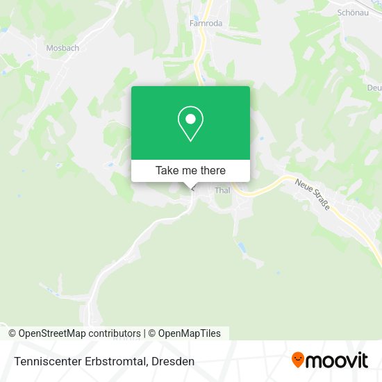 Карта Tenniscenter Erbstromtal