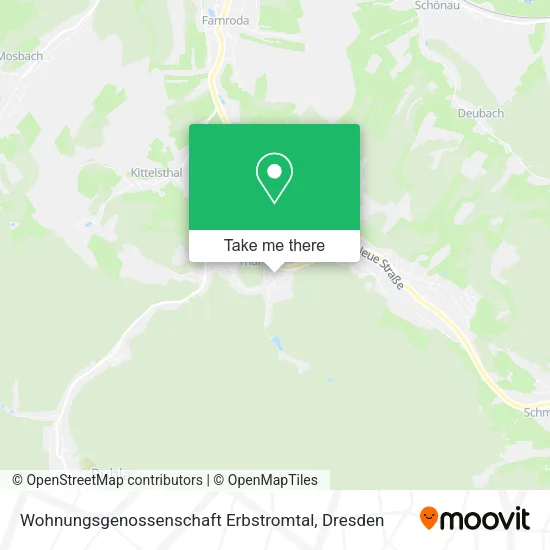 Карта Wohnungsgenossenschaft Erbstromtal