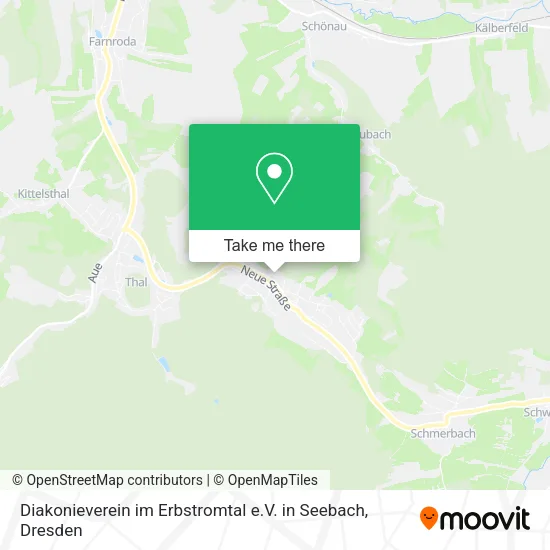 Карта Diakonieverein im Erbstromtal e.V. in Seebach